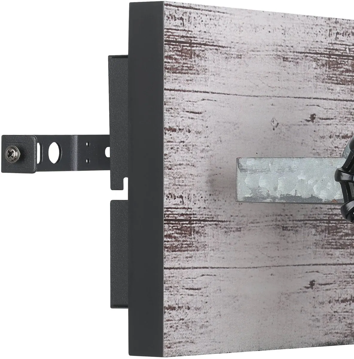 Eglo Barnstaple Wandlamp E27 - Bruin/Zwart/Oud-zink