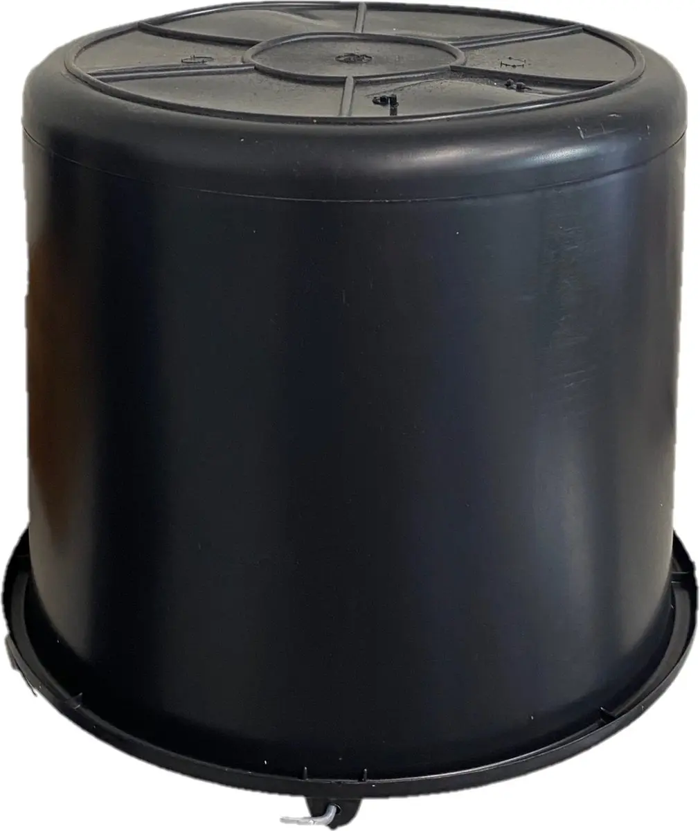 Mullrose Bouwemmer 12L - Zwart