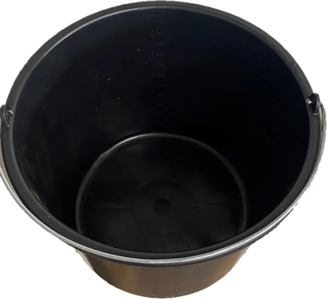 Mullrose Bouwemmer 12L - Zwart