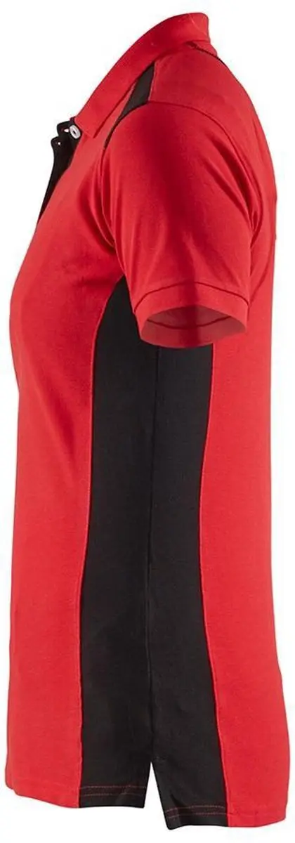 Blåkläder Dames Poloshirt Piqué 3390-1050 - Rood/Zwart XL