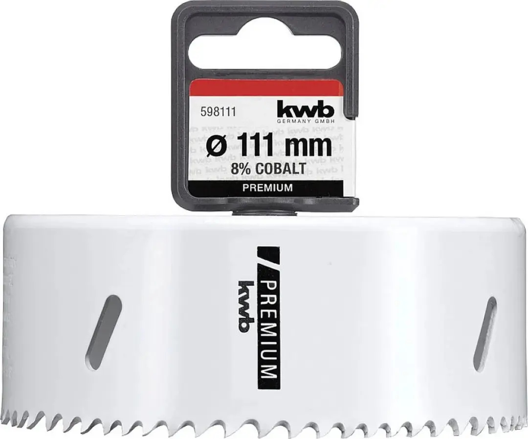 KWB Gatenzaag Ø111mm Bi-metaal 8% Kobalt - 1 Stuks