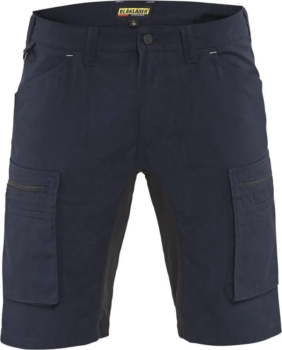 Blåkläder Service Short Stretch 1449-1845 Werkbroek - C52 - Donker marineblauw/Zwart