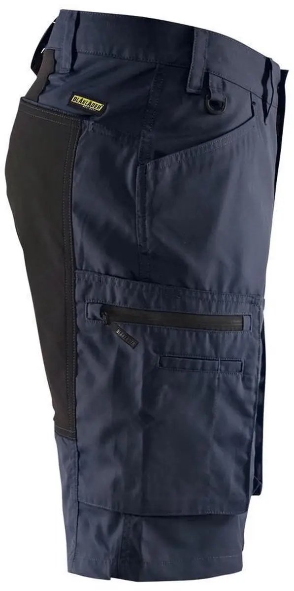 Blåkläder Service Short Stretch 1449-1845 Werkbroek - C52 - Donker marineblauw/Zwart