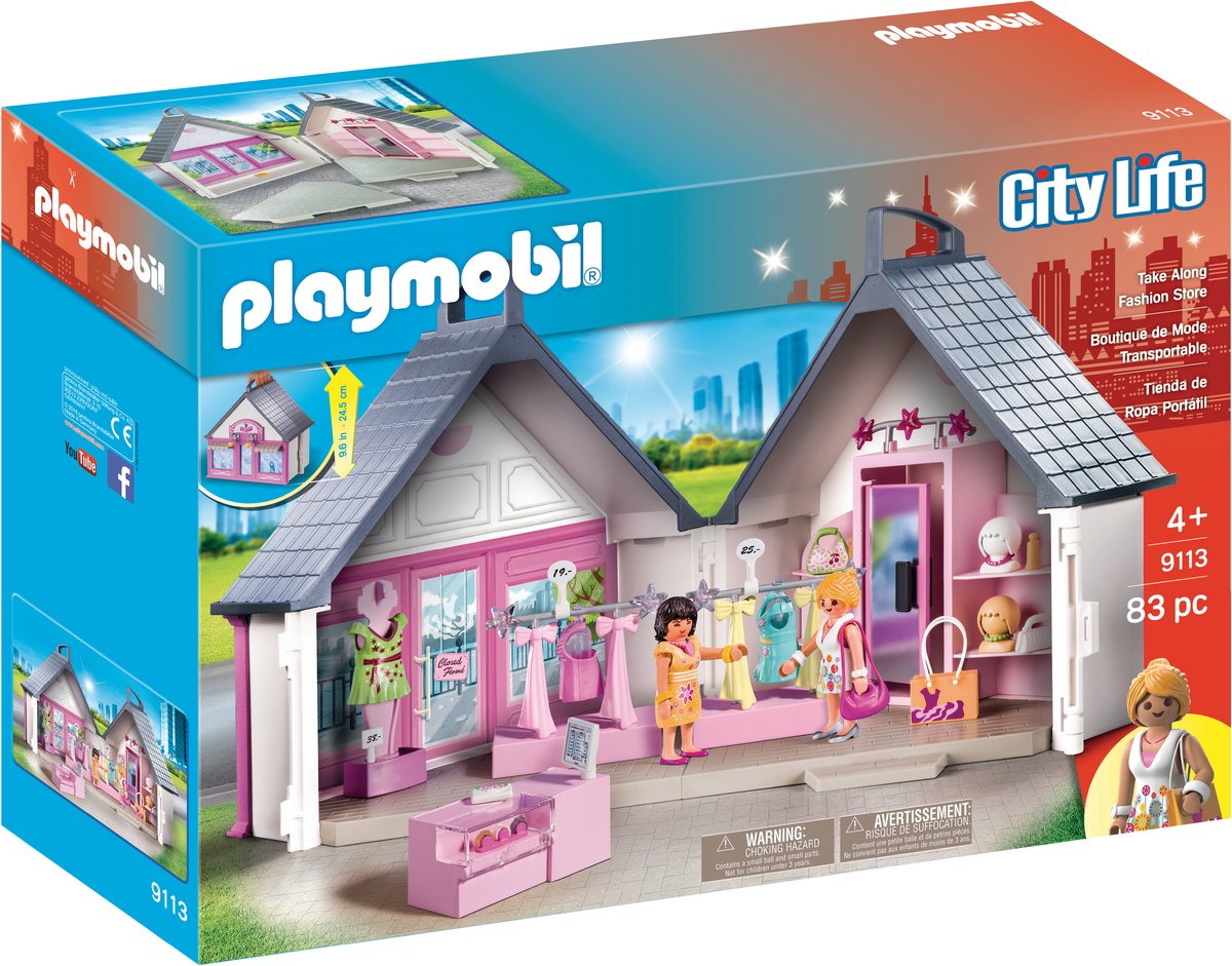 PLAYMOBIL City Life  Modeboutique Kledingwinkel - 9113
