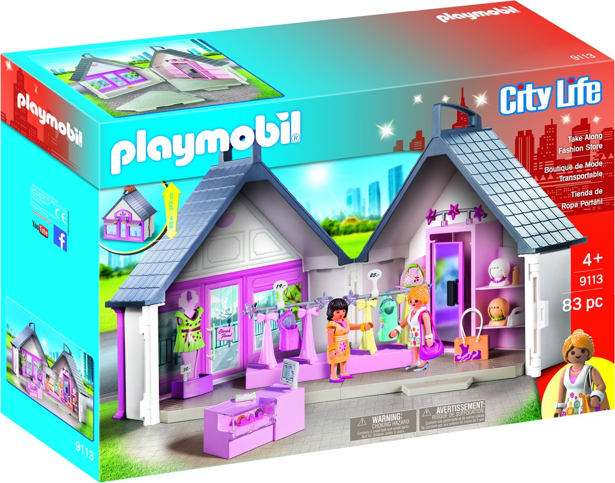 PLAYMOBIL City Life  Modeboutique Kledingwinkel - 9113