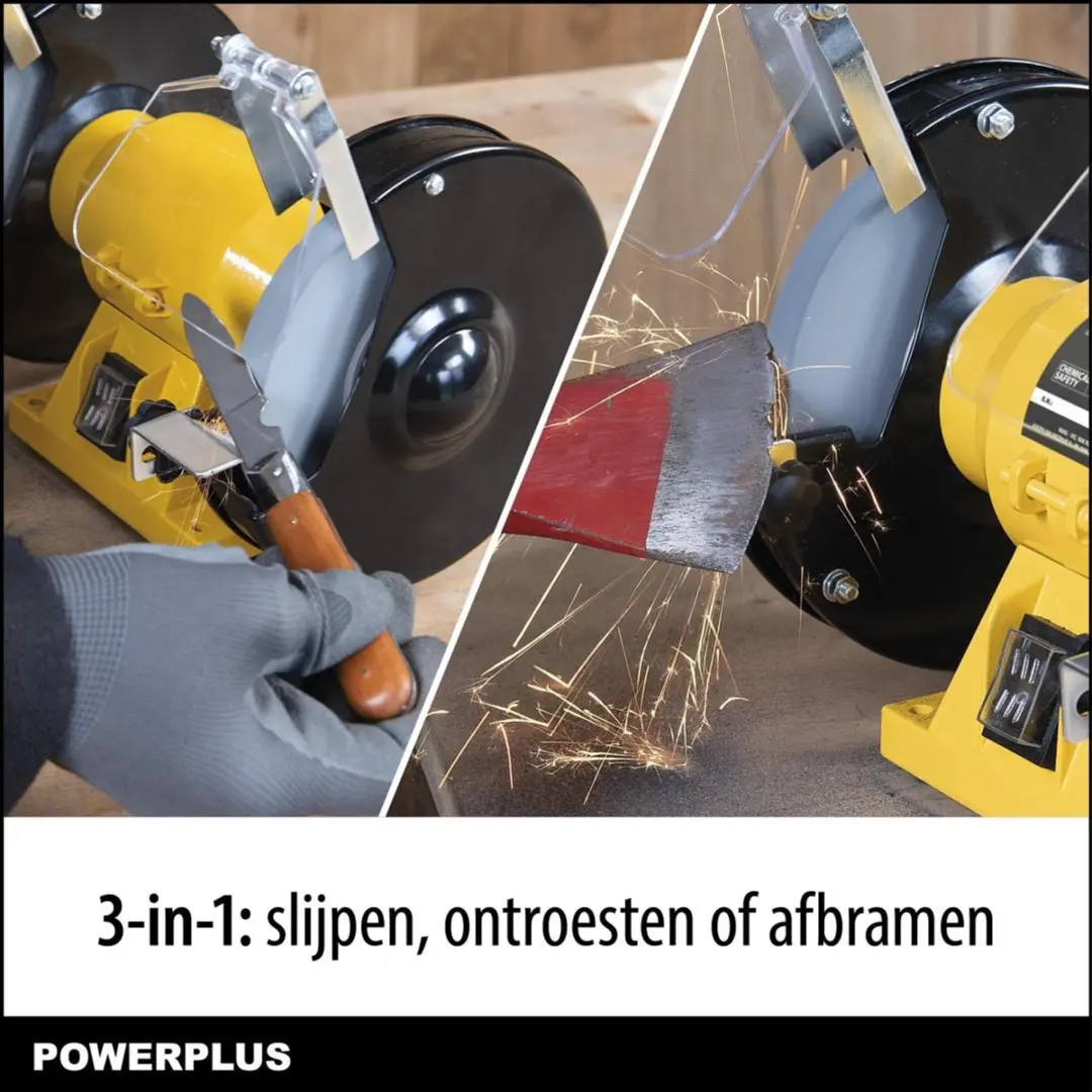 Powerplus POWX1290 Bankslijpmolen 150W - Ø150mm