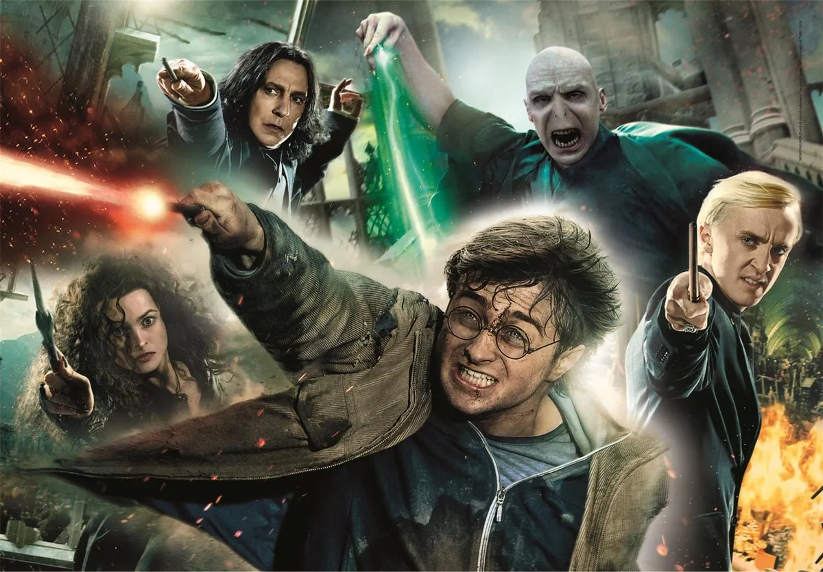 Clementoni Harry Potter en Vijanden Puzzel 1000 Stuks - Multicolor