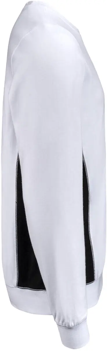 Jobman 5402 Roundneck Sweatshirt XXL - Wit/Zwart