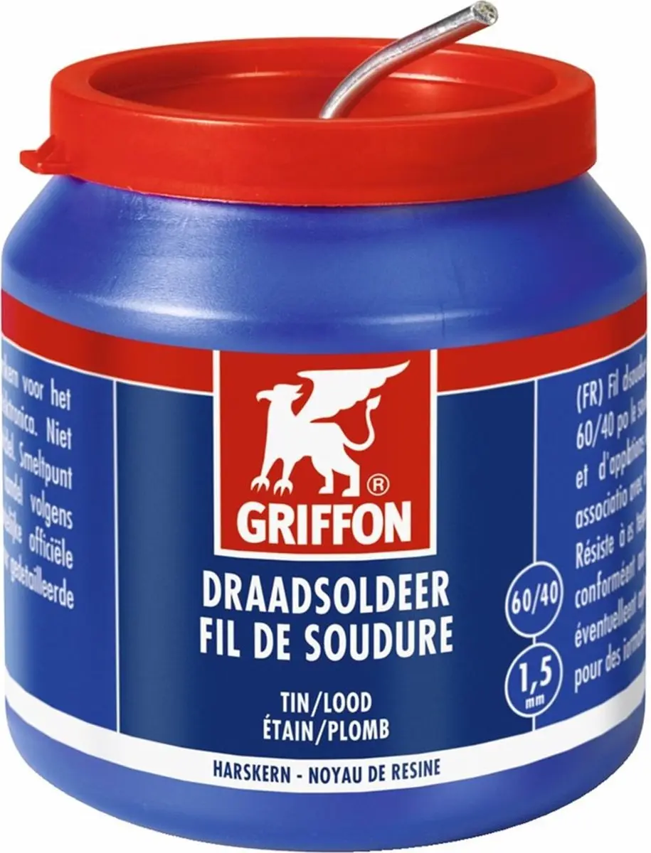 Griffon Soldeerdraad 60/40 1,5mm 500g