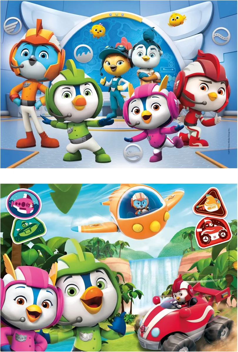 Clementoni Top Wing Educatieve Puzzelset 2x20 Stuks - 24760