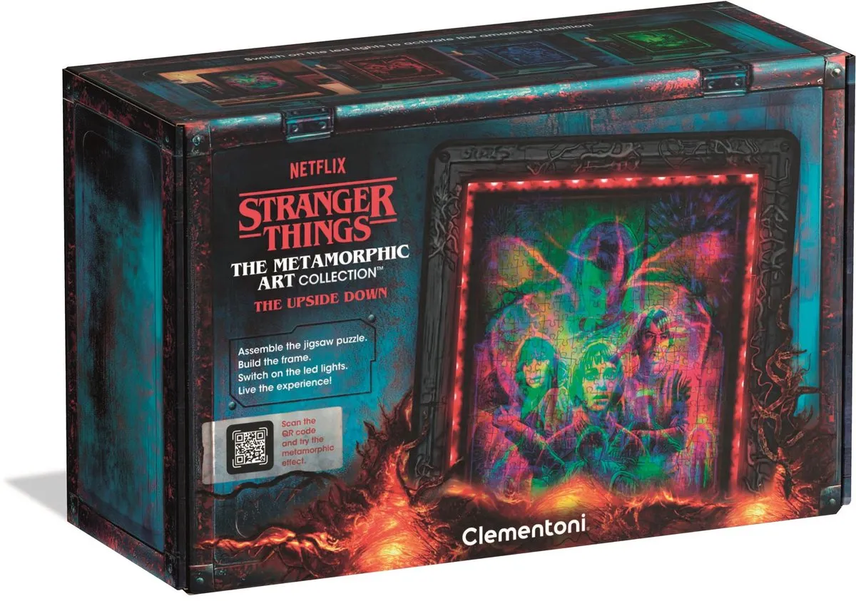 Clementoni Stranger Things Morphing Puzzel 520 Stuks - RGB Verlichting
