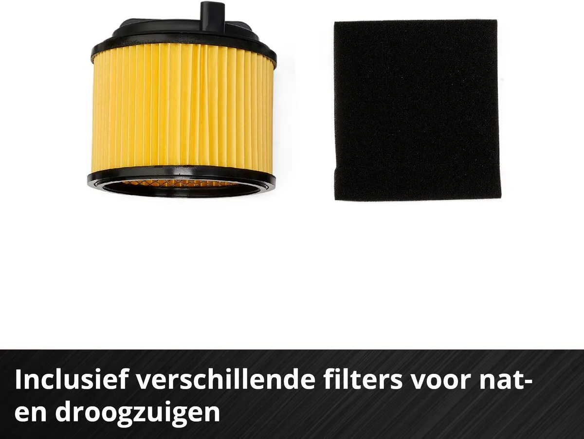 Einhell TC-VC 1825 A Nat-/Droogzuiger 1250W - 25L