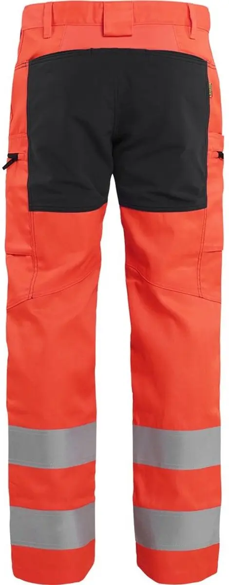 Blåkläder High Vis Broek 1585-1811 D116 - Rood/Zwart