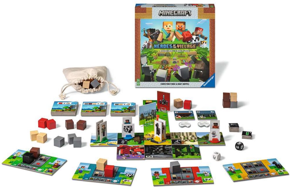 Ravensburger Minecraft junior: Heroes of the village - Bordspel