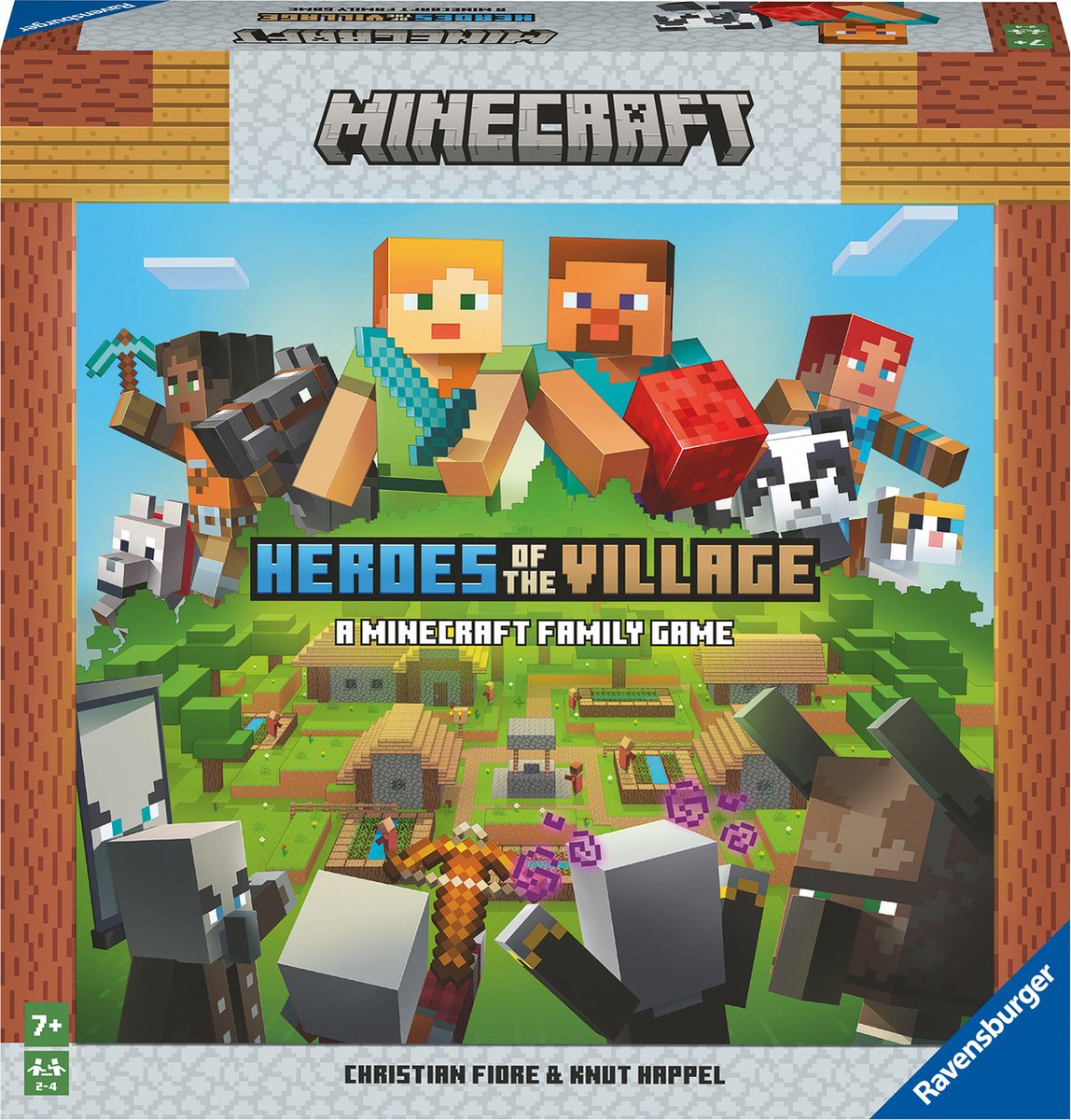 Ravensburger Minecraft junior: Heroes of the village - Bordspel