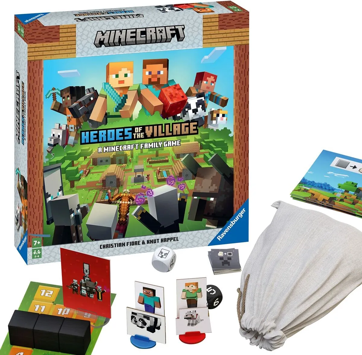 Ravensburger Minecraft Heroes of the Village Bordspel