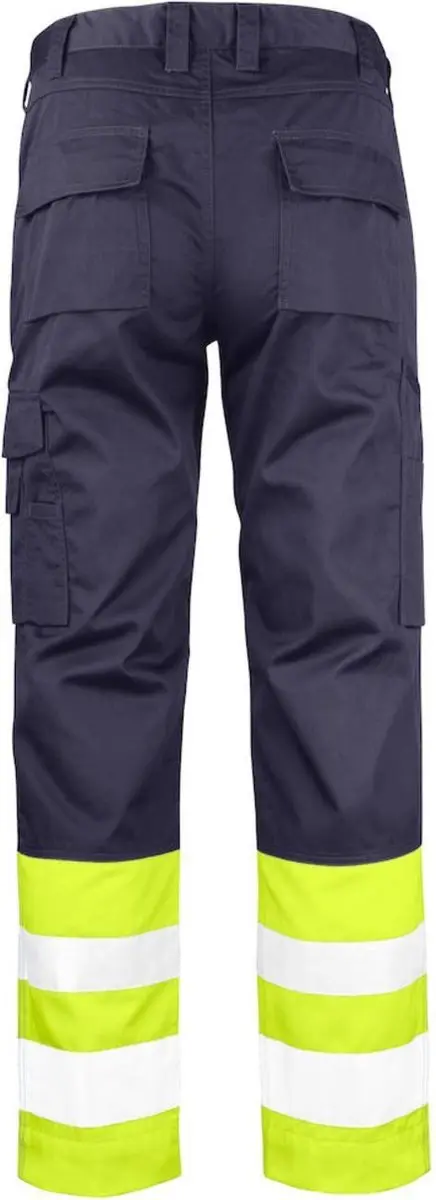 Jobman 2314 Hi-Vis Service Werkbroek 65231420 - Navy/Geel - Maat 60