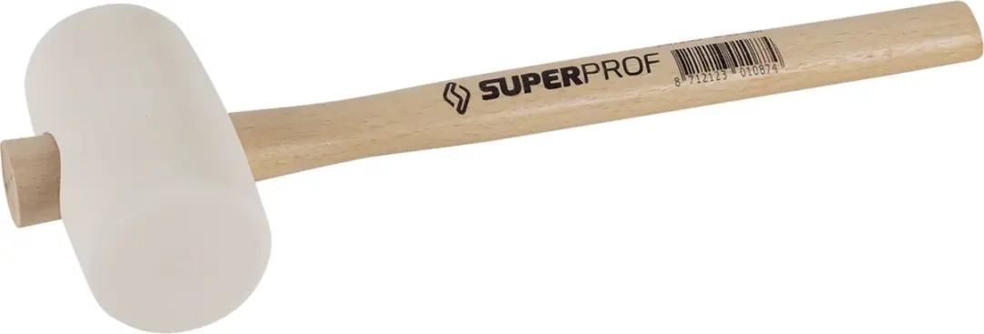 Super Prof WIT Rubber 65mm Tegelezel