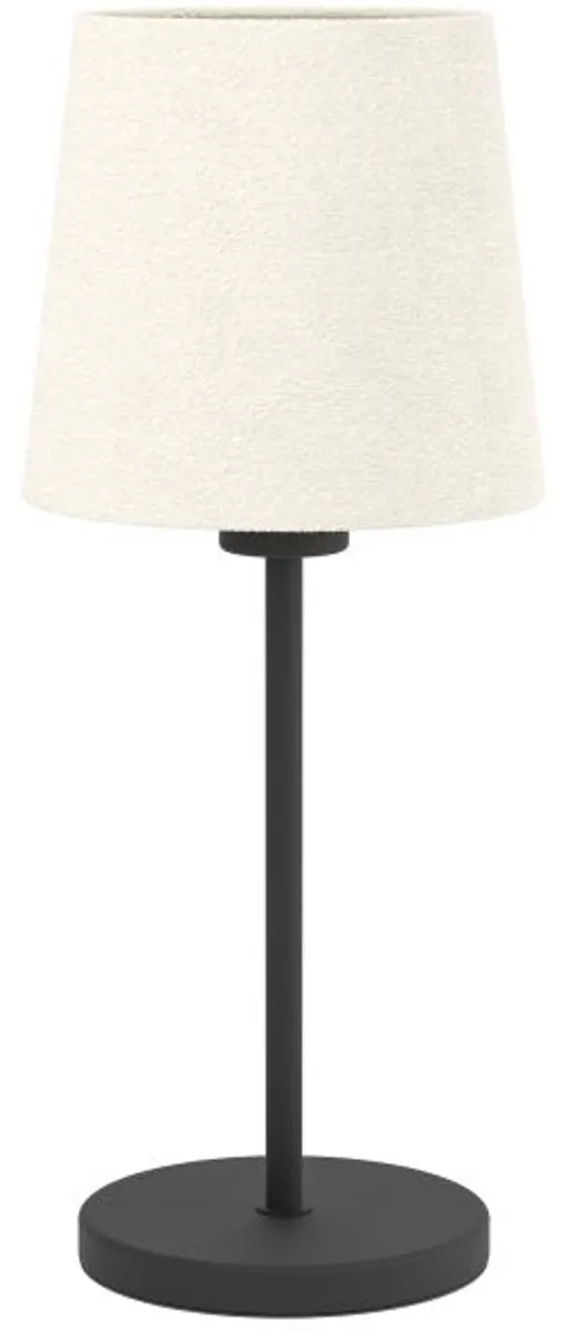 Eglo Febres Tafellamp E27 - 44cm - Zwart/Wit