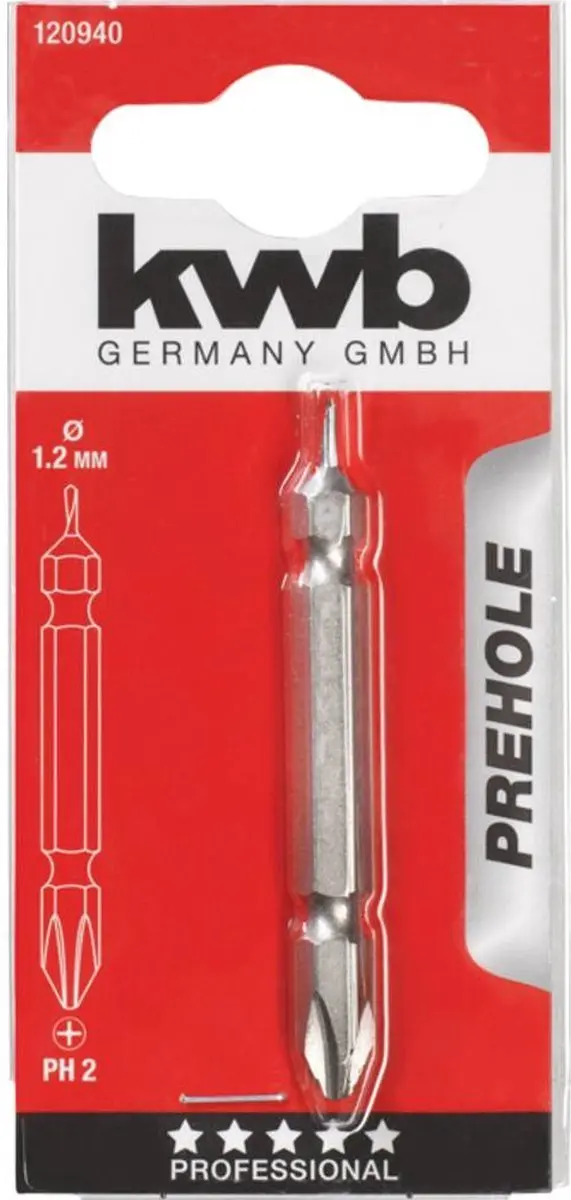 KWB 120940 Verzinkboor 1.5mm