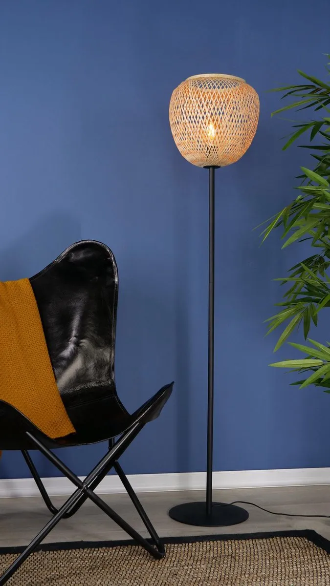 Eglo Dembleby Vloerlamp E27 - 150cm - Zwart