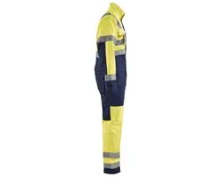 Blåkläder 6373-1804 High-Vis Overall - Maat 62 - Geel/Marineblauw