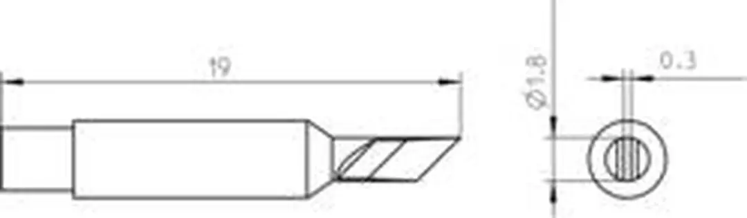 Weller RTM 025 K MS Soldeerpunt Beitelvorm T0050101299 - afbeelding 6 van 6