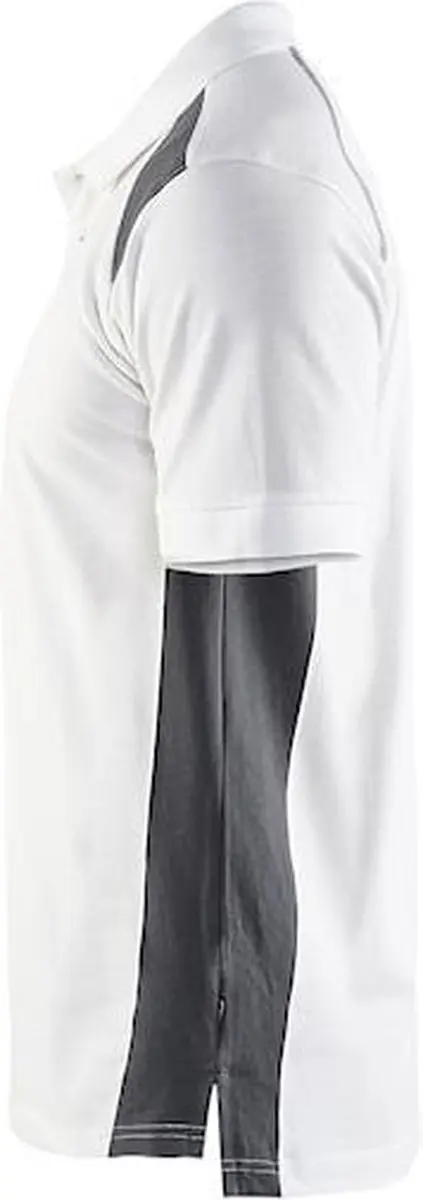 Blåkläder Poloshirt Piqué 3324-1050 Wit/Donkergrijs - L