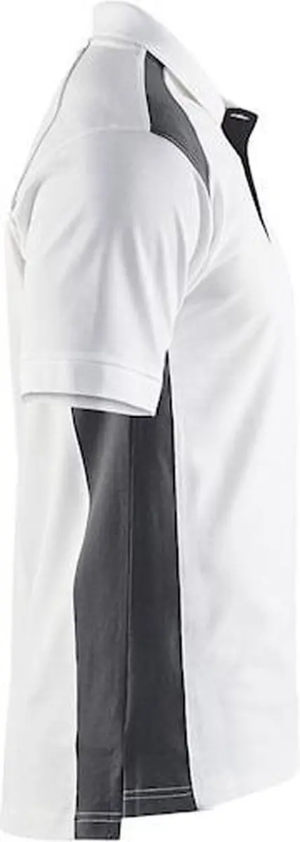 Blåkläder Poloshirt Piqué 3324-1050 Wit/Donkergrijs - L