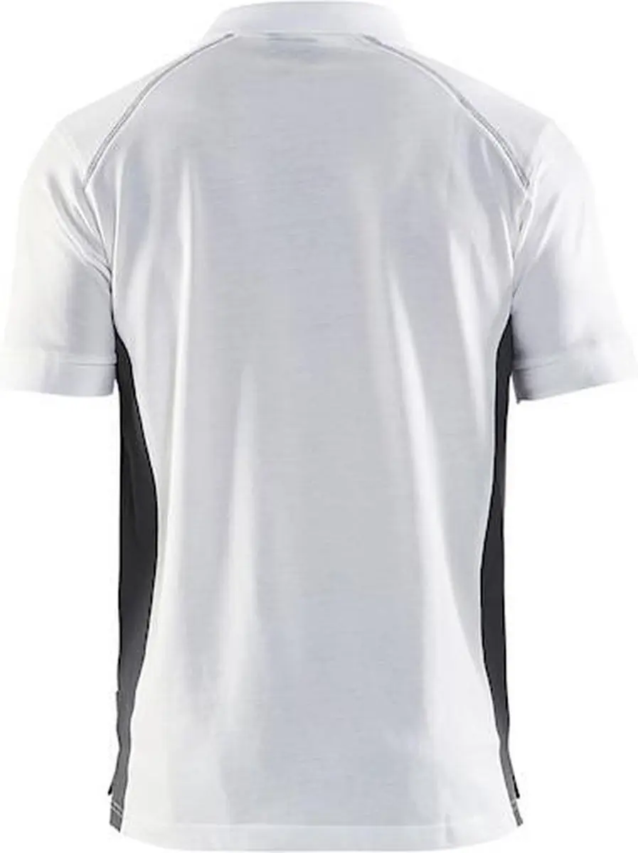 Blåkläder Poloshirt Piqué 3324-1050 Wit/Donkergrijs - L
