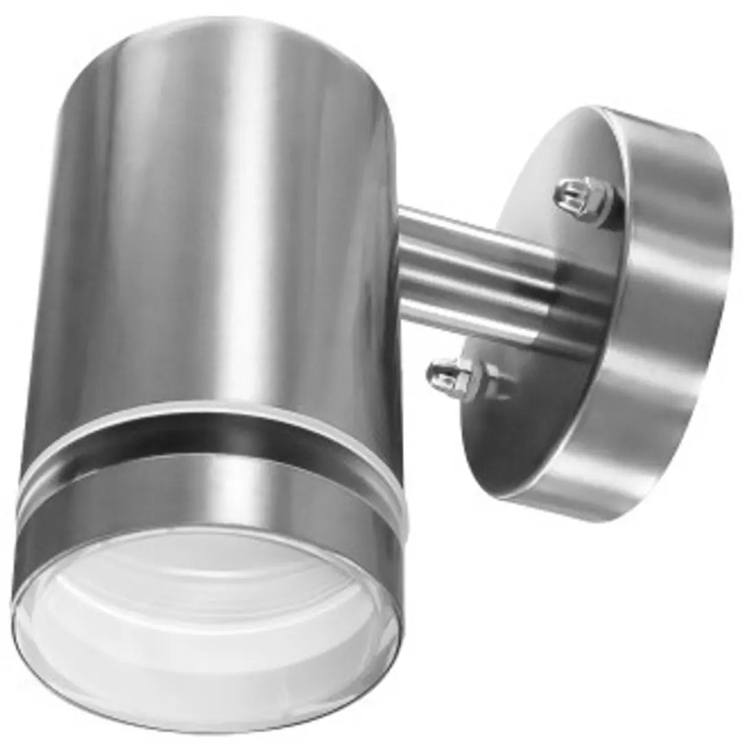 Integral Wandlamp IP65 GU10 Staal - 1 Lichtpunt