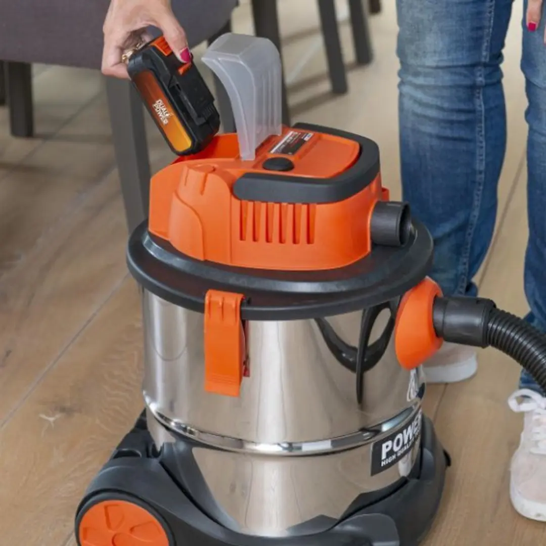 Powerplus POWDP6040 Dual Power Accu Stofzuiger Nat-Droog 20l