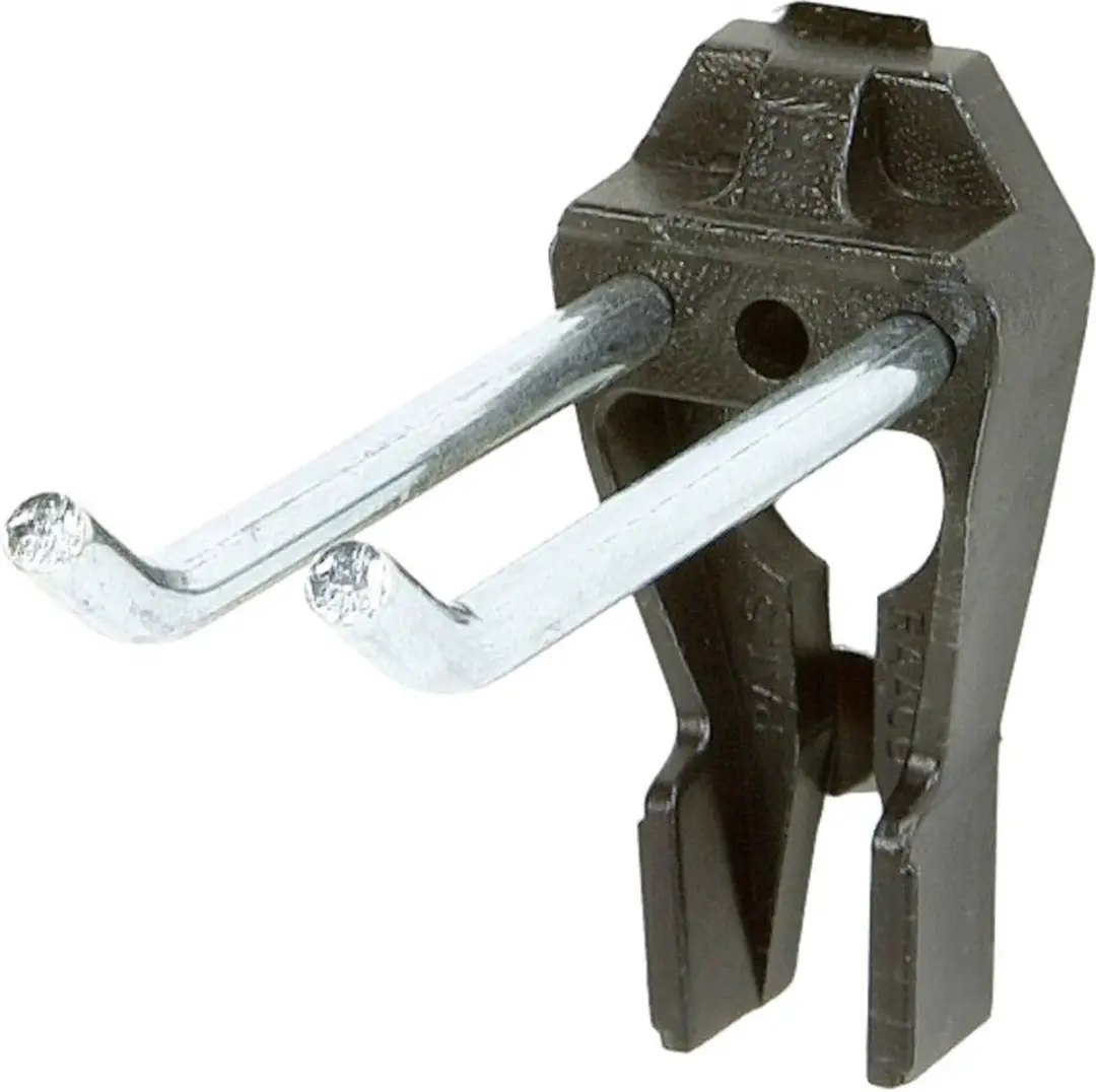 Raaco 110747 Gereedschapshaak Clip 2-60mm - 3 Stuks - Zwart/Zilver