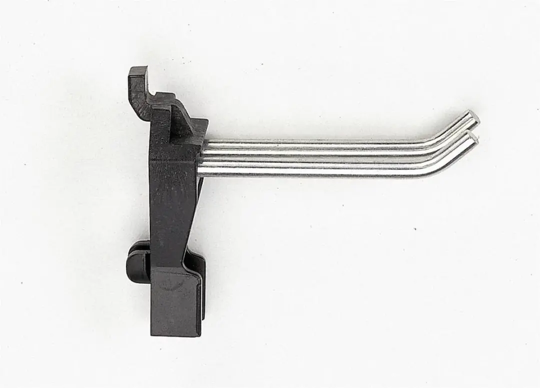 Raaco 110747 Gereedschapshaak Clip 2-60mm - 3 Stuks - Zwart/Zilver
