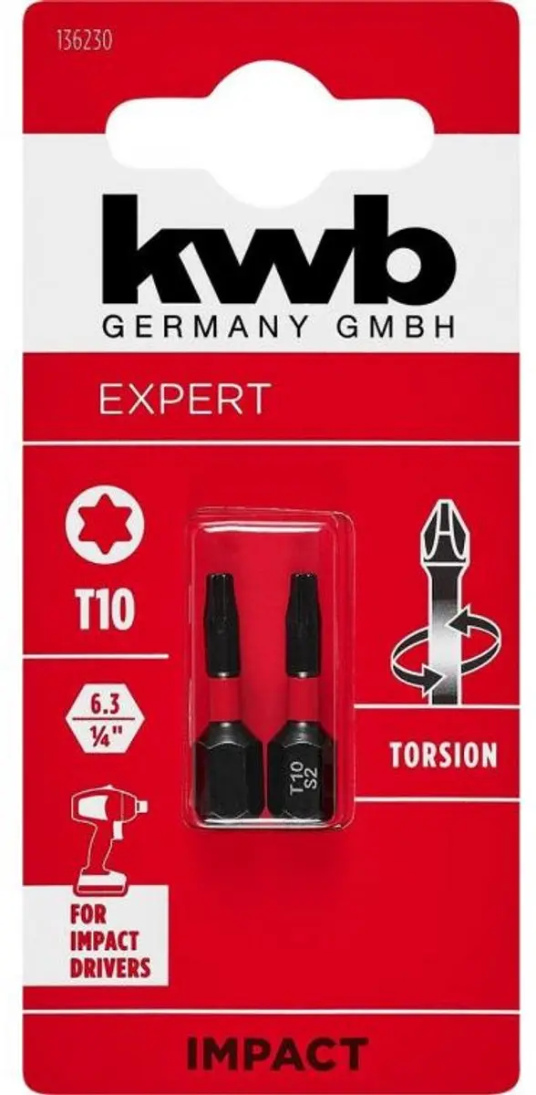 KWB Torsion Bitjes T10