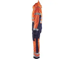 Blåkläder Winteroverall High Vis 6763-1977 - Maat 62 - Oranje/Marineblauw