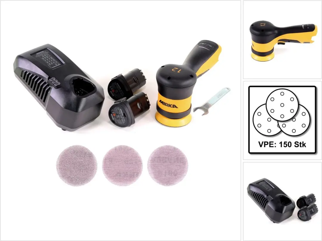 Mirka AROP-B 312NV Excentrische Slijper 77mm