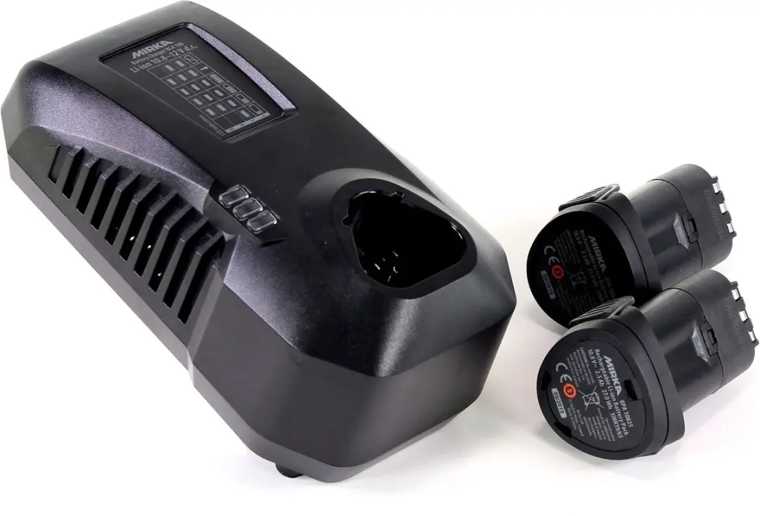 Mirka AROP-B 312NV Excentrische Slijper 77mm - 10,8V Brushless - 2x Akku 2,5Ah + Lader + 150 Schleifscheiben