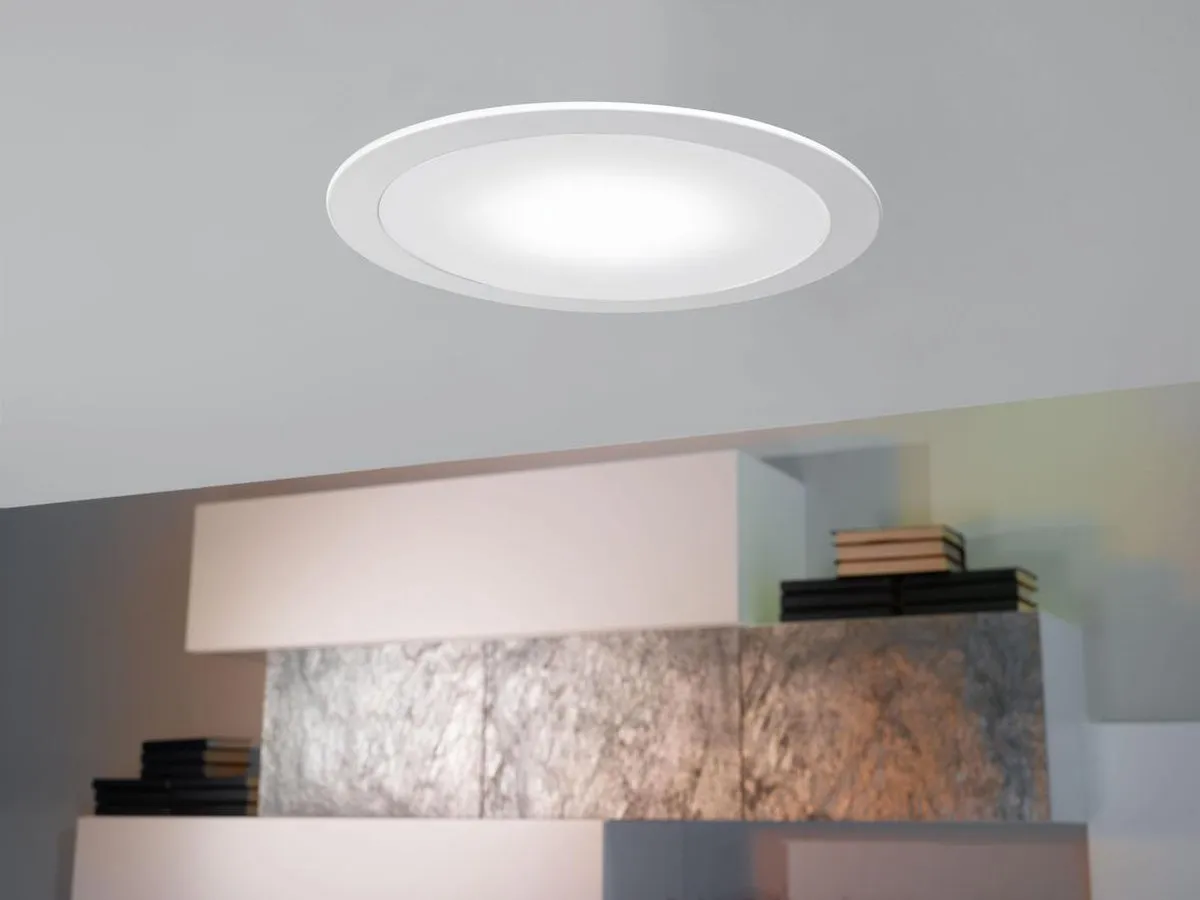 Eglo Fueva 1 Inbouwspot LED Ø225mm - Wit - 3000K - 1600lm