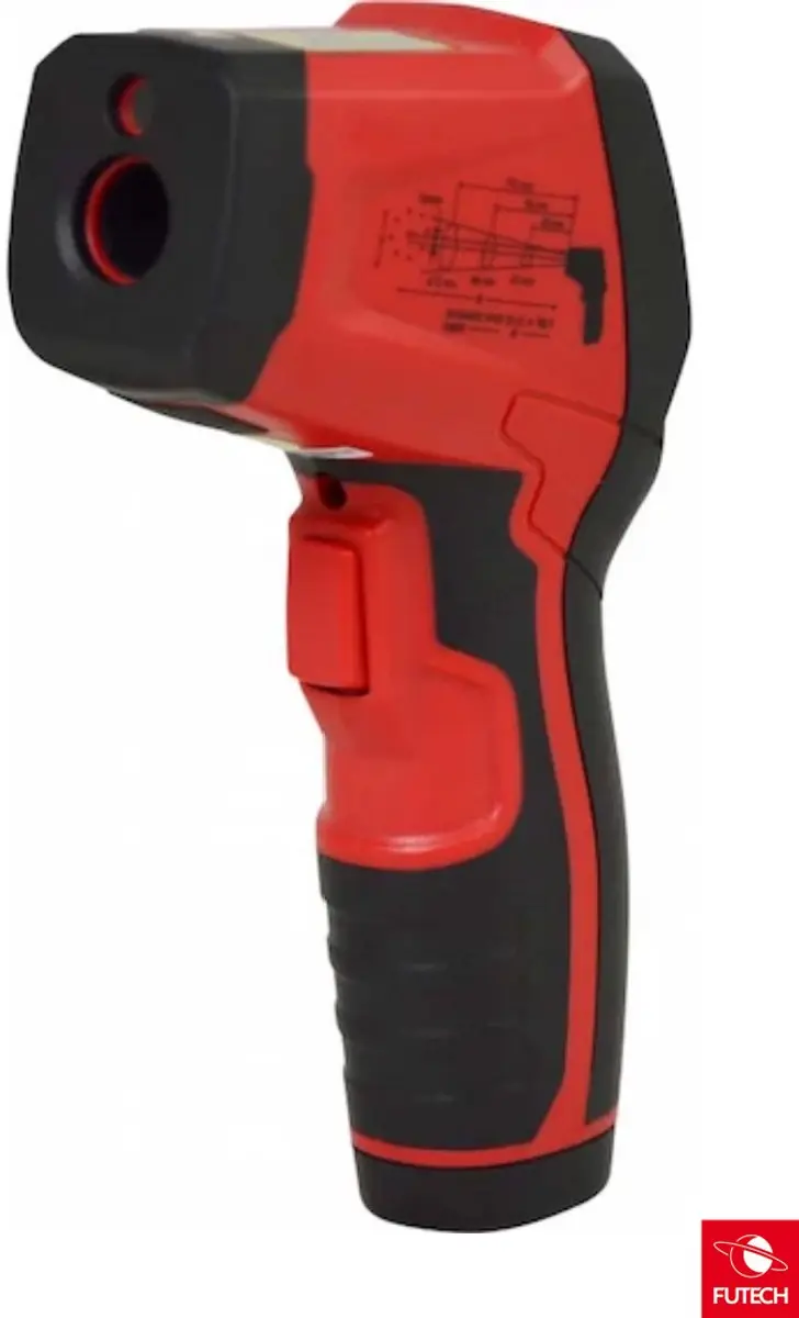 Futech TempPointer 9 IR-Thermometer 300.09 - 16:1 - Rood/Zwart