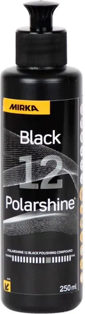 Mirka Polarshine 12 Polijstmiddel 250ml - Zwart