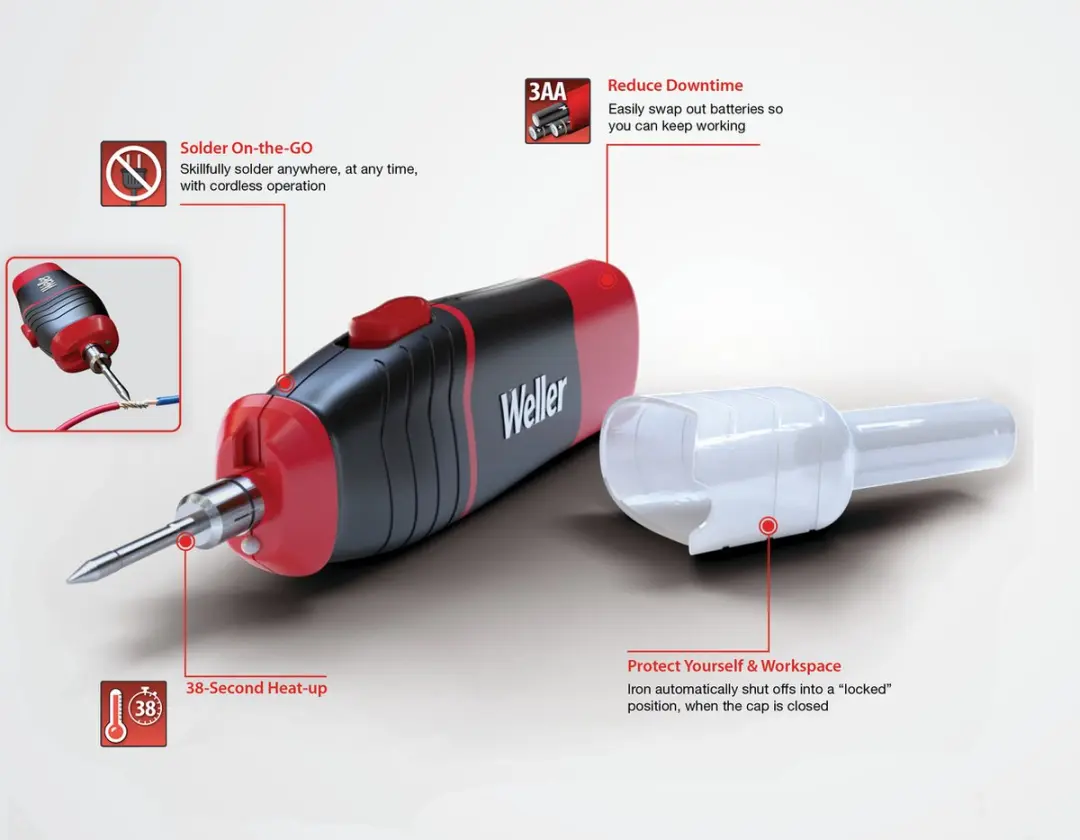 Weller WLIBA4EU Snoerloze Soldeerbout 4,5W - 460°C