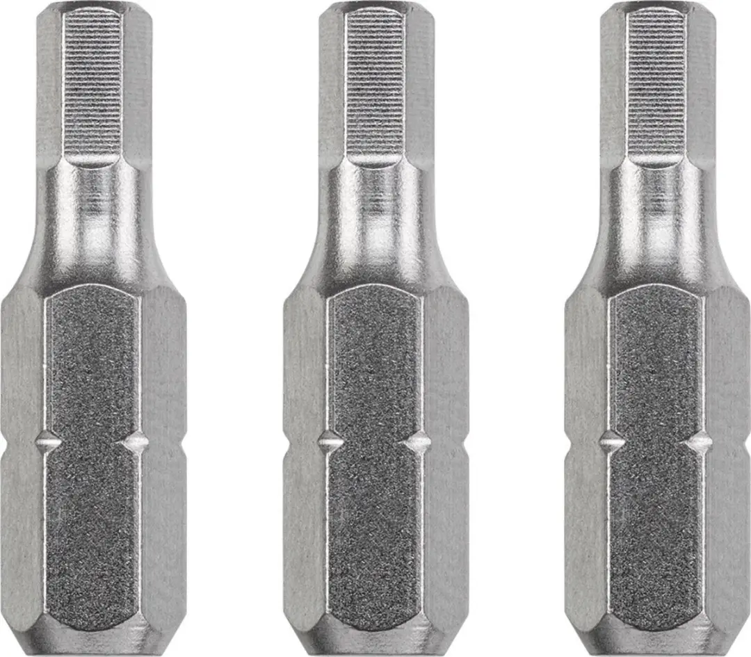 KWB 3 Bits 25mm Hex 6,0mm Kaart