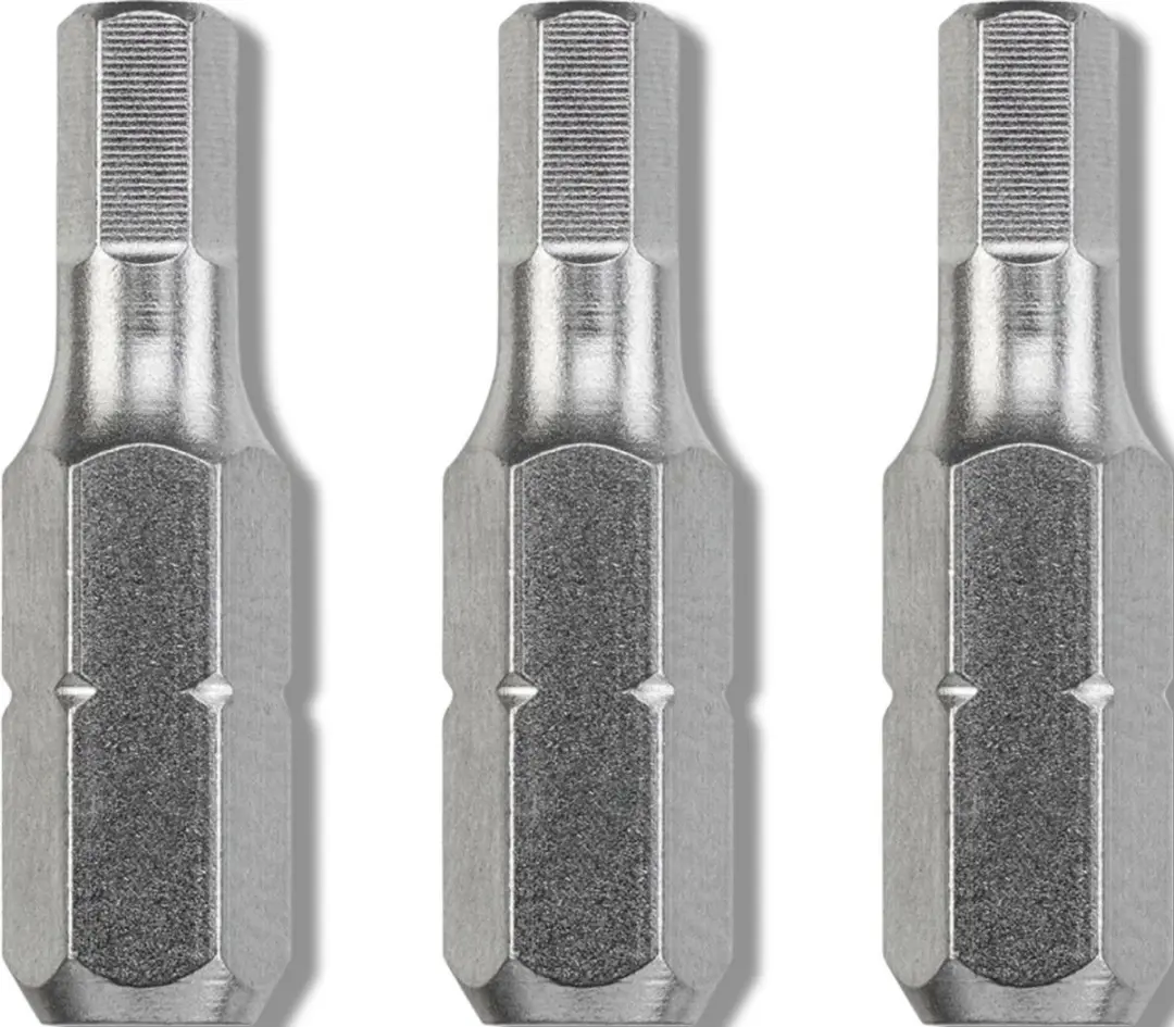 KWB 3 Bits 25mm Hex 6,0mm Kaart - KWB121406