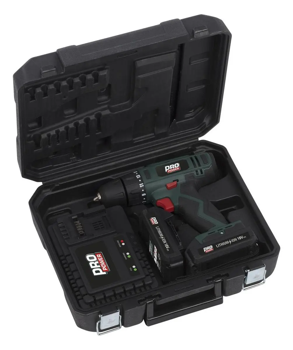 Powerplus POWP8040 Dual Power Accuboormachine 18V - 2x 2000mAh
