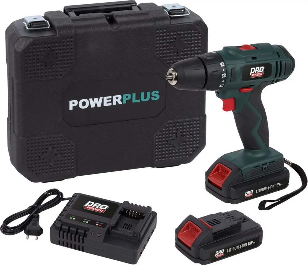Powerplus POWP8040 Dual Power Accuboormachine 18V