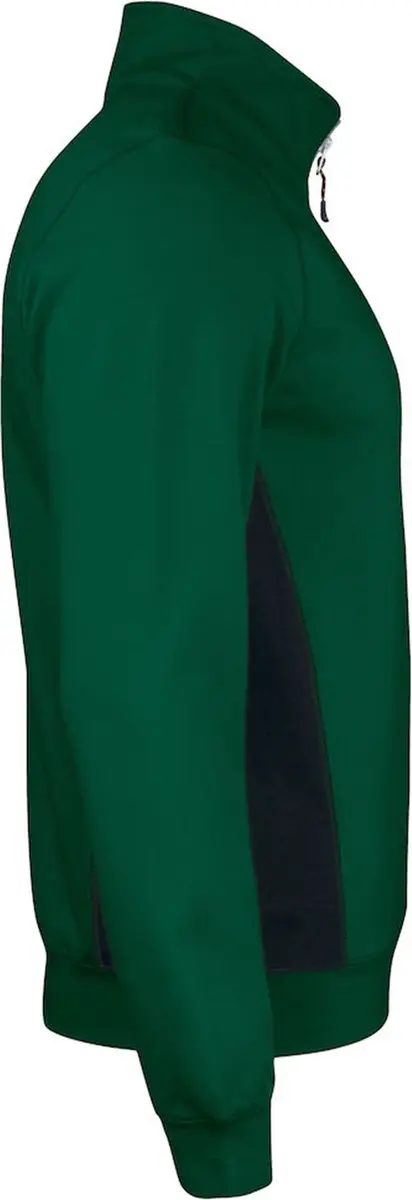 Jobman 5401 Halfzip Sweatshirt - Bosgroen/Zwart S