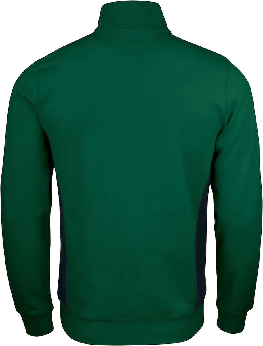 Jobman 5401 Halfzip Sweatshirt - Bosgroen/Zwart S