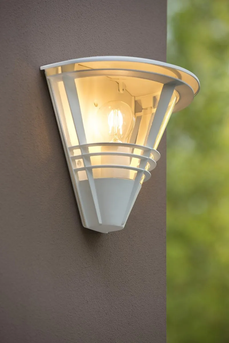 Lucide LIVIA Wandlamp E27 IP44 - Wit