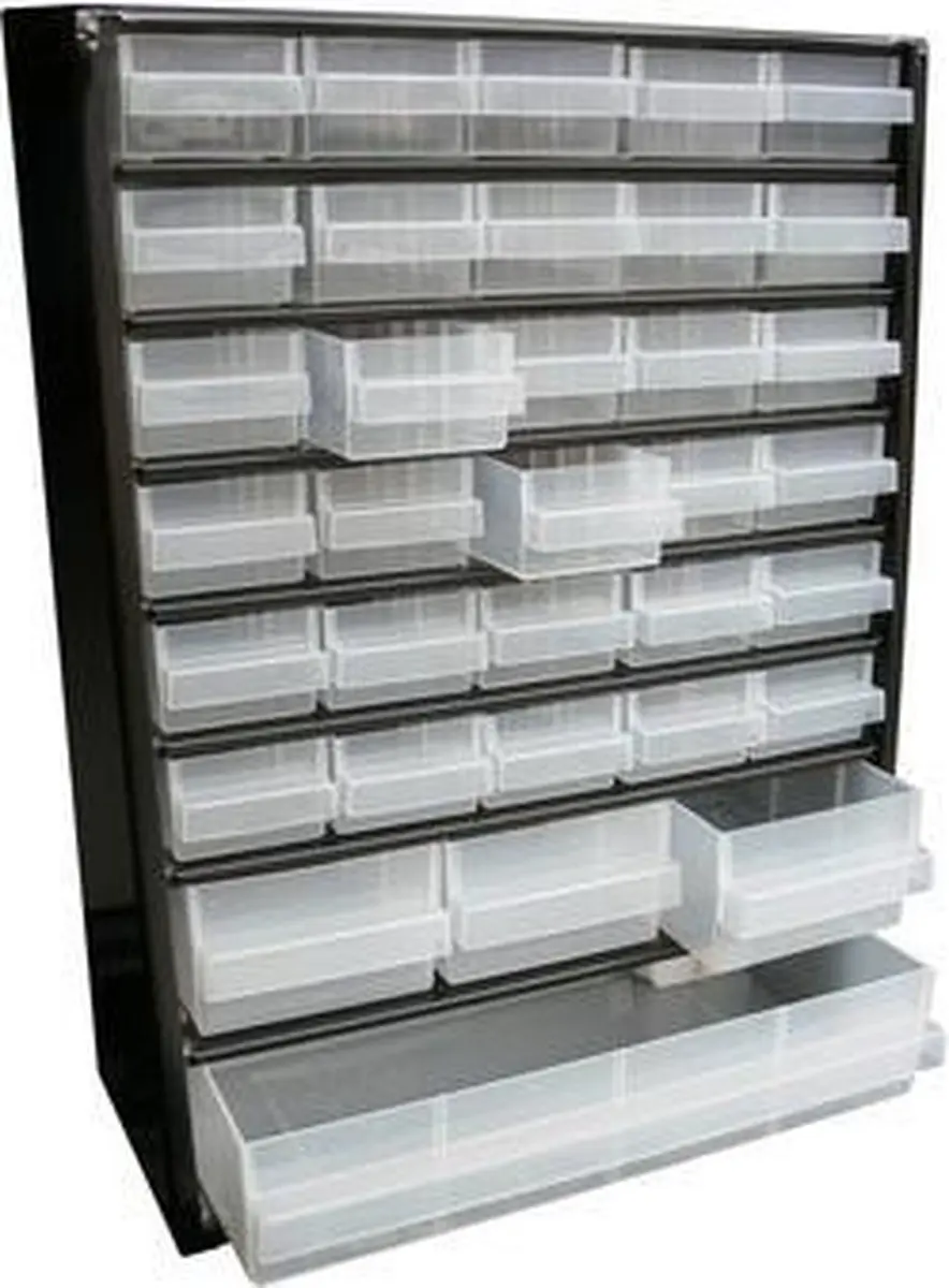 Raaco Ladekast 34 Lades - Metaal - 306x420x150mm